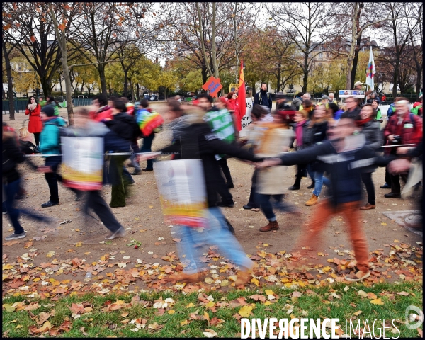 Manifestations à Paris pour le climat