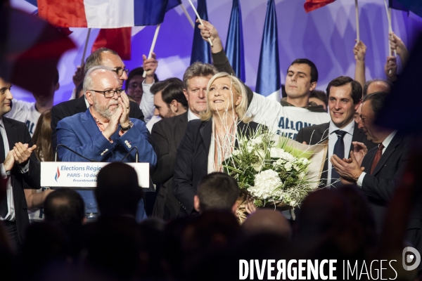 Salle Wagram-Meeting Front National- Régionales Décembre 2015