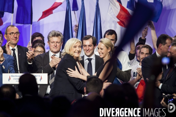 Salle Wagram-Meeting Front National- Régionales Décembre 2015