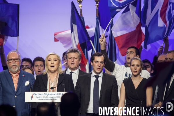 Salle Wagram-Meeting Front National- Régionales Décembre 2015