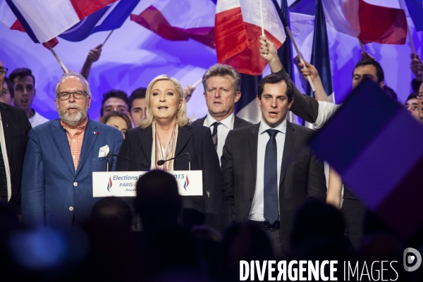 Salle Wagram-Meeting Front National- Régionales Décembre 2015