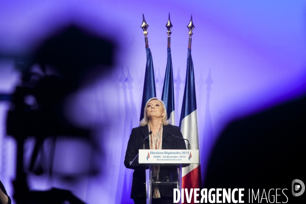 Salle Wagram-Meeting Front National- Régionales Décembre 2015