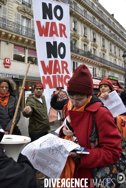 COP21 Climate Justice Peace geolocalisation dans Paris