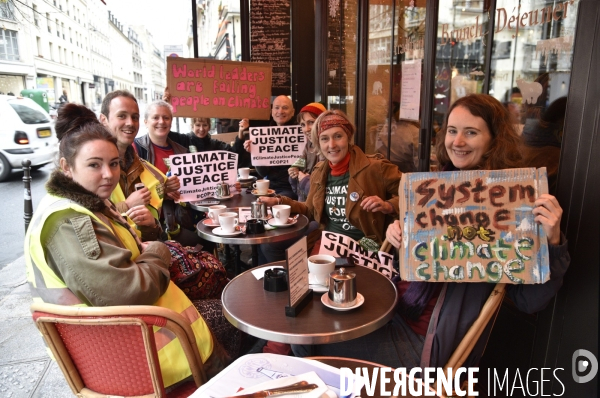 COP21 Climate Justice Peace geolocalisation dans Paris