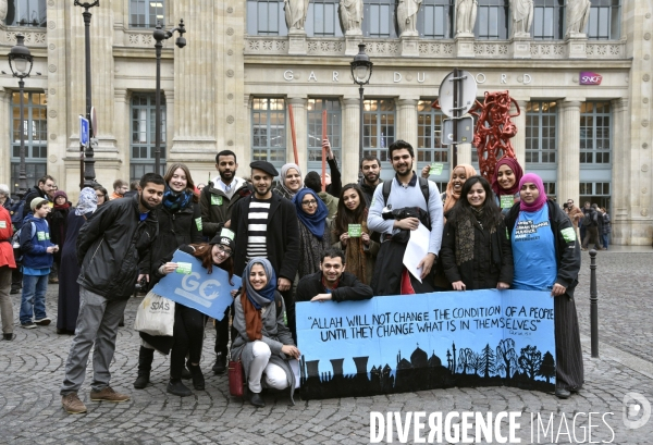 COP21 Climate Justice Peace geolocalisation dans Paris