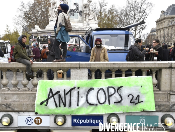 COP21 Climate Justice Peace geolocalisation dans Paris