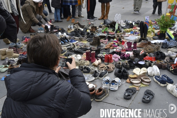 COP21 Climate Justice Peace geolocalisation dans Paris