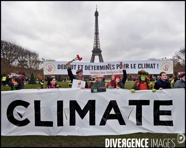 Manifestations à Paris pour le climat