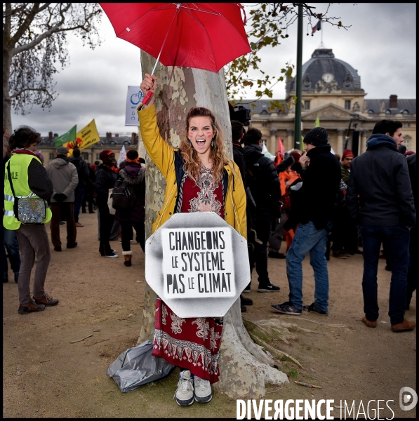 Manifestations à Paris pour le climat