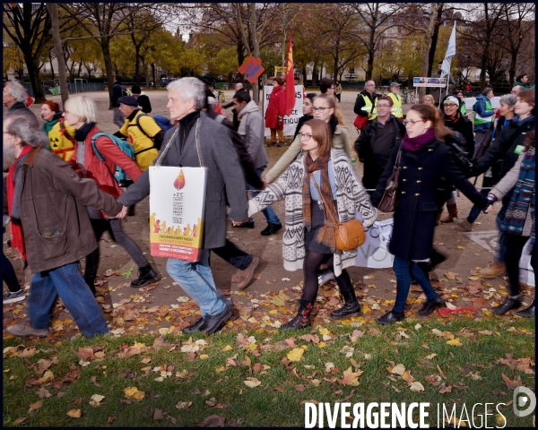 Manifestations à Paris pour le climat