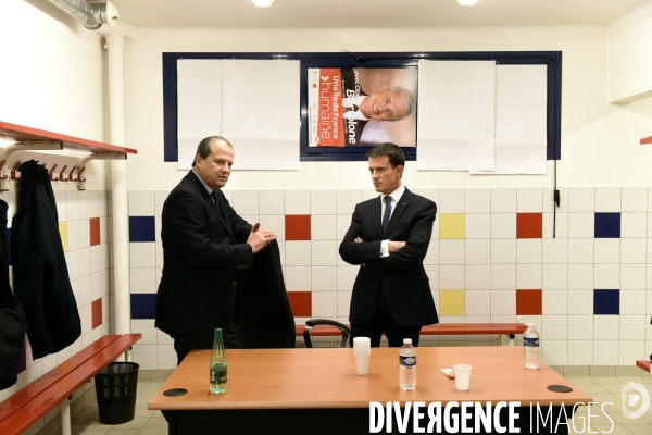 Meeting de Claude BARTOLONE en présence de Manuel VALLS