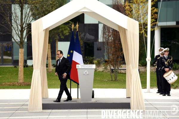 François HOLLANDE inaugure le nouveau Ministère de la défense