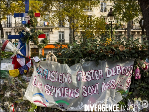 Les Archives de Paris collectent, restaurent et conservent les témoignages de soutien déposés sur les différents lieux des attentats du 13 novembre