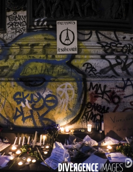 Attentats 13 Novembre  2015: Les jours d après - Hommages et recueillements