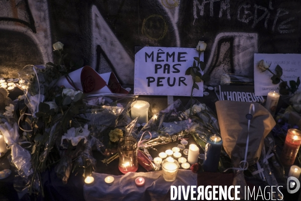 Attentats 13 Novembre  2015: Les jours d après - Hommages et recueillements