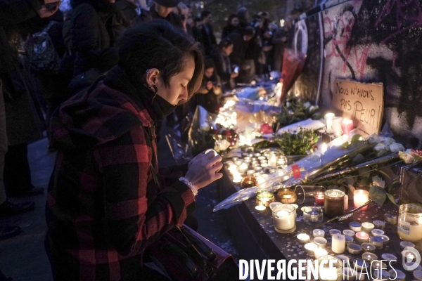 Attentats 13 Novembre  2015: Les jours d après - Hommages et recueillements