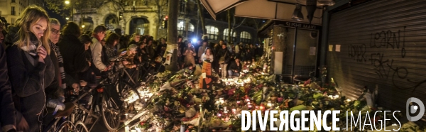 Attentats 13 Novembre  2015: Les jours d après - Hommages et recueillements