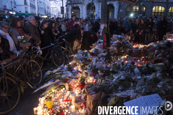 Attentats 13 Novembre  2015: Les jours d après - Hommages et recueillements