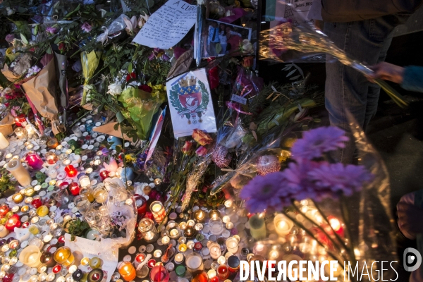 Attentats 13 Novembre  2015: Les jours d après - Hommages et recueillements