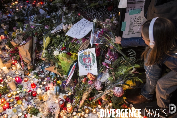 Attentats 13 Novembre  2015: Les jours d après - Hommages et recueillements