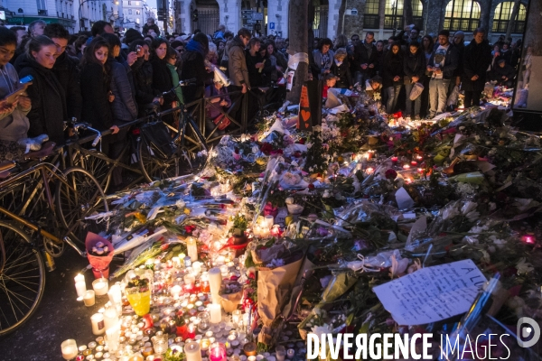 Attentats 13 Novembre  2015: Les jours d après - Hommages et recueillements