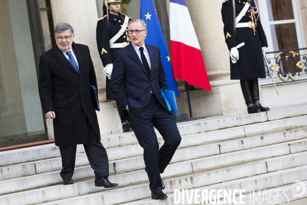 Elysee : 1er conseil des ministres 2016