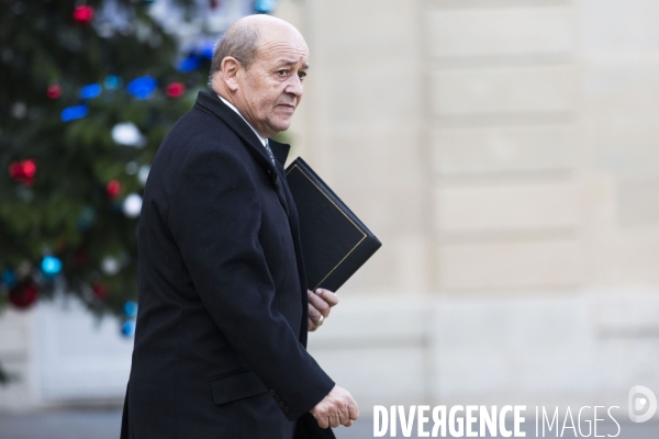 Elysee : 1er conseil des ministres 2016