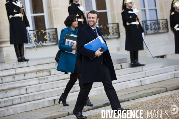 Elysee : 1er conseil des ministres 2016