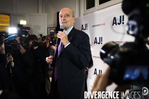 Inauguration du QG d Alain Juppe