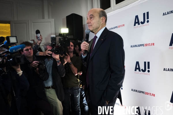 Inauguration du QG d Alain Juppe