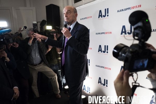 Inauguration du QG d Alain Juppe
