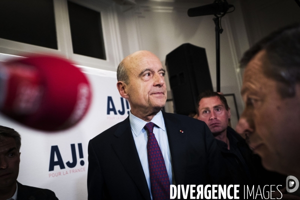 Inauguration du QG d Alain Juppe