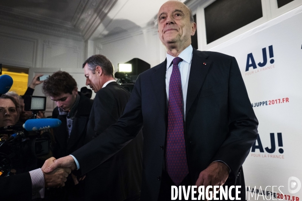 Inauguration du QG d Alain Juppe