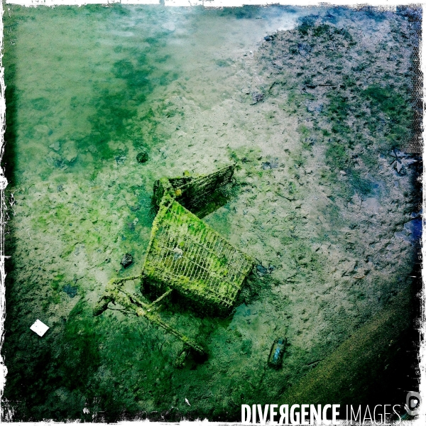 Nettoyage du canal saint martin