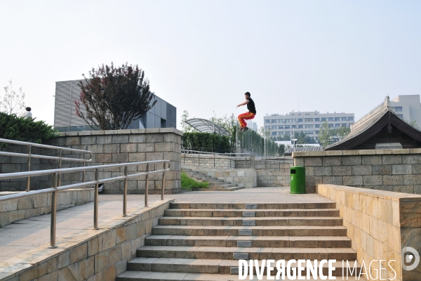 Le Parkour à Pékin - Parkour in Beijing