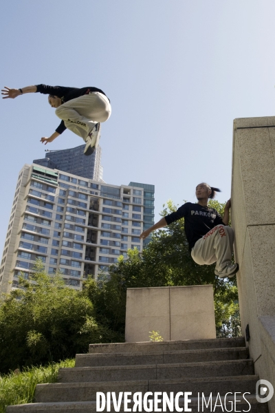 Le Parkour à Pékin - Parkour in Beijing