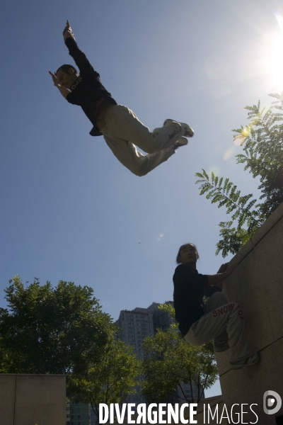 Le Parkour à Pékin - Parkour in Beijing