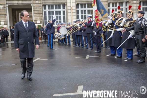 François Hollande: Voeux à la police et aux forces de sécurité intérieure