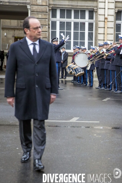 François Hollande: Voeux à la police et aux forces de sécurité intérieure