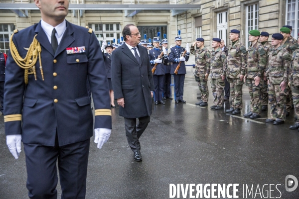 François Hollande: Voeux à la police et aux forces de sécurité intérieure