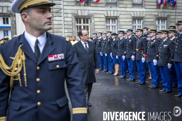 François Hollande: Voeux à la police et aux forces de sécurité intérieure