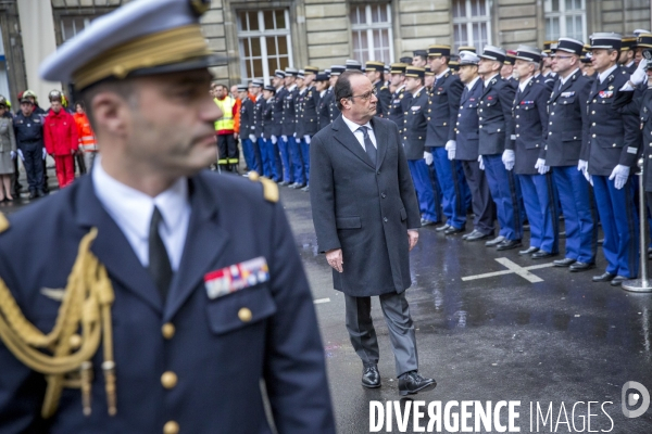 François Hollande: Voeux à la police et aux forces de sécurité intérieure