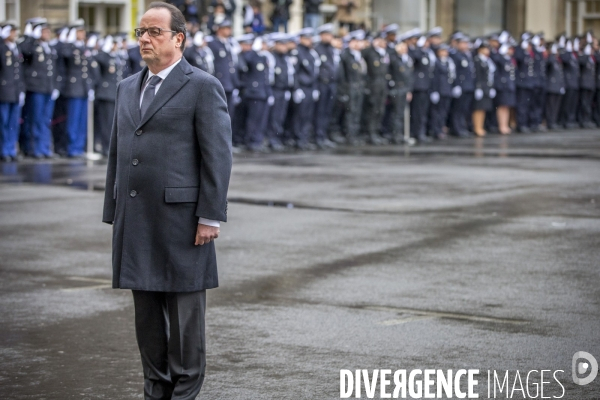 François Hollande: Voeux à la police et aux forces de sécurité intérieure