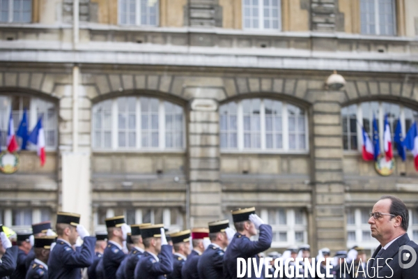 François Hollande: Voeux à la police et aux forces de sécurité intérieure