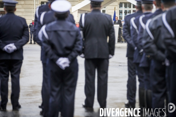 François Hollande: Voeux à la police et aux forces de sécurité intérieure