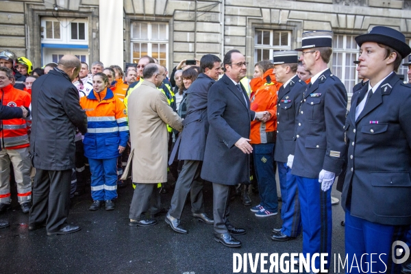 François Hollande: Voeux à la police et aux forces de sécurité intérieure