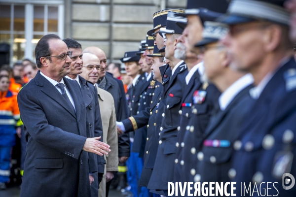 François Hollande: Voeux à la police et aux forces de sécurité intérieure