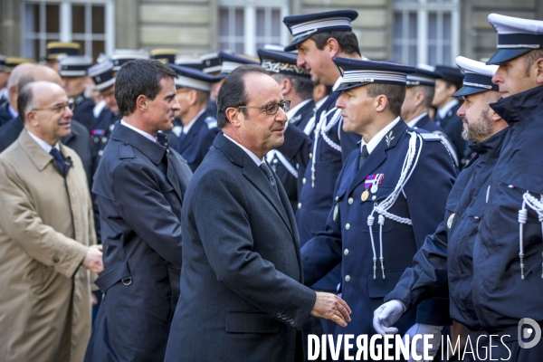 François Hollande: Voeux à la police et aux forces de sécurité intérieure