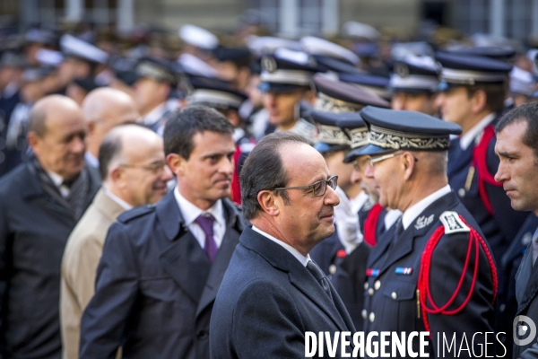 François Hollande: Voeux à la police et aux forces de sécurité intérieure