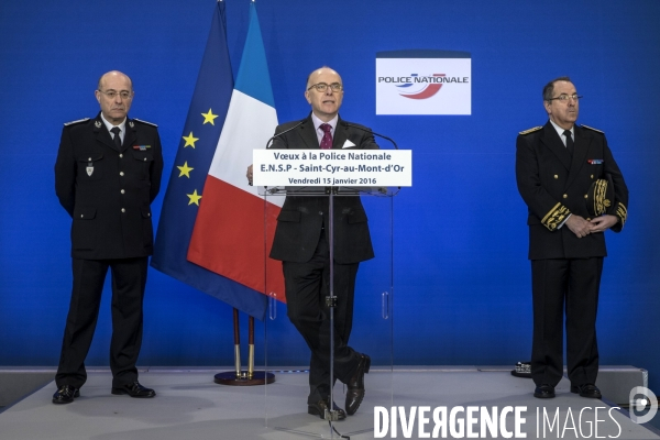 Bernard Cazeneuve : voeux à la Police Nationale